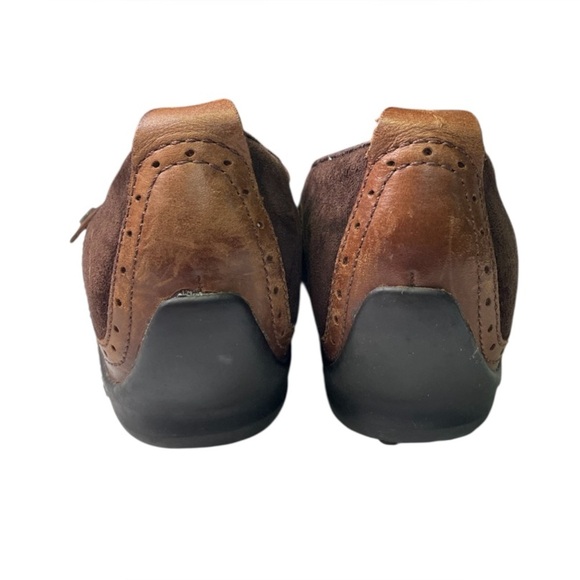 Merrell Mary Jane Shoes Plaza Bandeau Brown Leather Suede Womens Size 7 - Picture 4 of 8